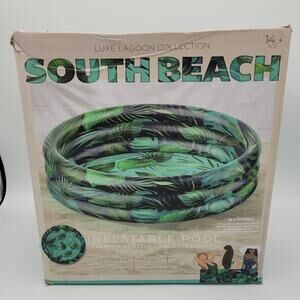 South Beach Luxe Lagoon Collection Inflatable 5' Diameter Mini Pool